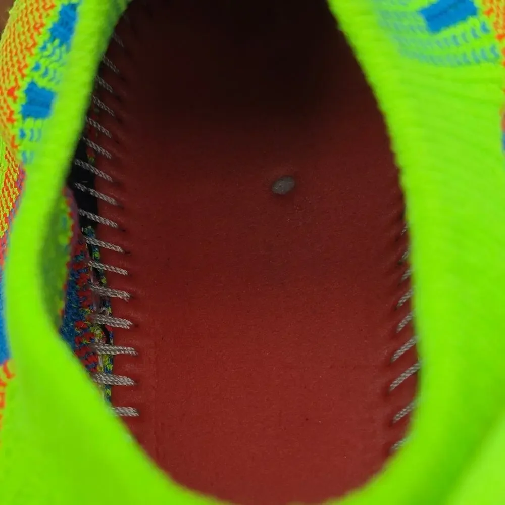 Nike Free Flyknit 5.0 Shoes Mens 13 Electric Rainbow Running Sneakers ONE INSOLE